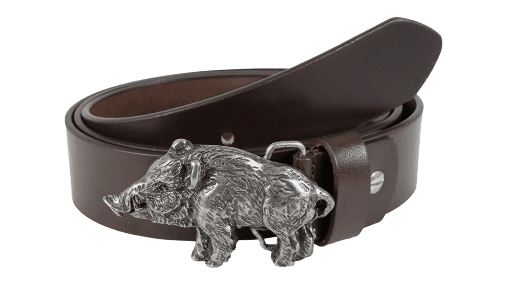 Jagdgürtel mit Tiermotiv