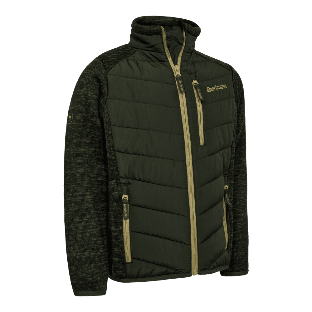Deerhunter Youth Moor Padded Jacke für Kinder mit DEER-TEX® Temp Isolierung, Brusttasche und Reißverschlusstaschen für Jagd, Outdoor und Freizeit