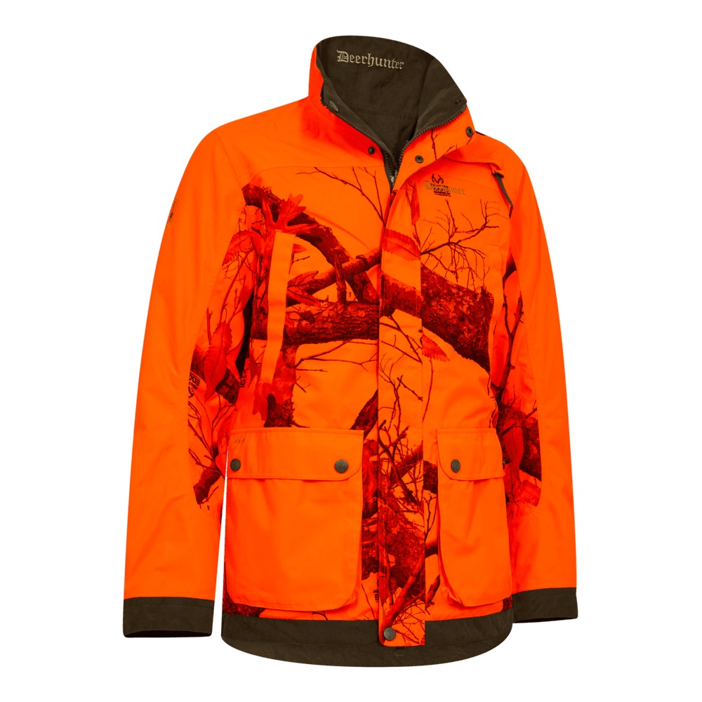 Deerhunter Eagle Wendejacke mit Signalorange für Drückjagd und erhöhte Sichtbarkeit bei der Jagd