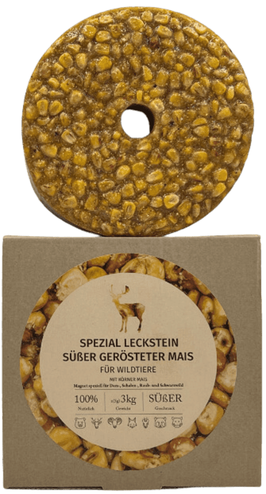 Leckstein gerösteter Mais Leckstein gerösteter Mais