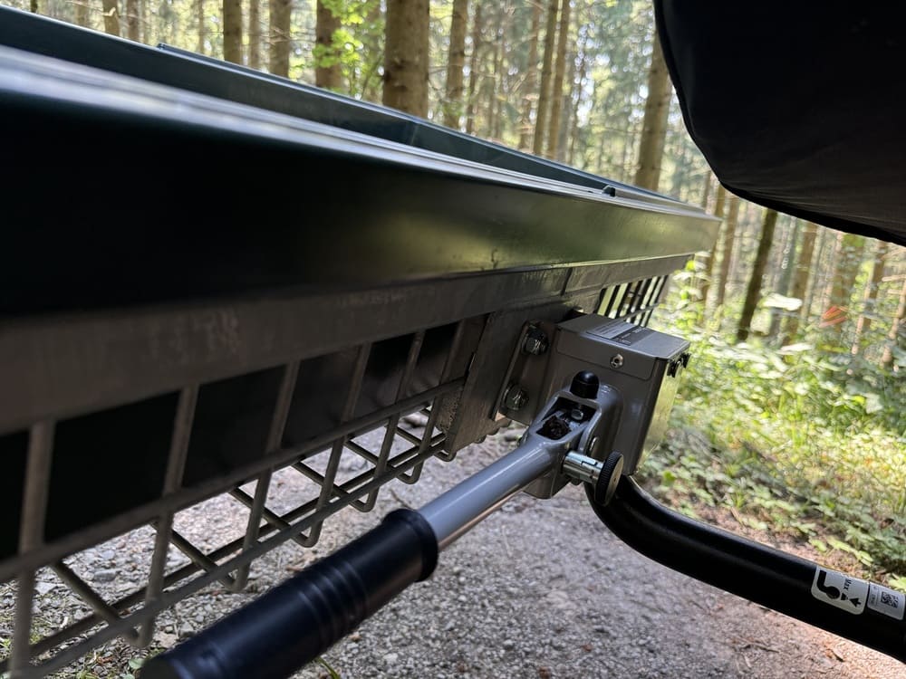 Wildträger Deep 122 Maxi verzinkt mit Schnellverschluss und Wildwanne