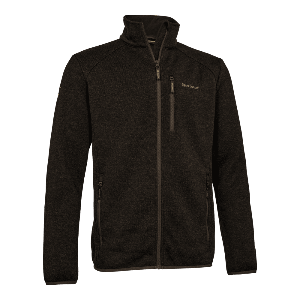 Moor gestrickte Jacke