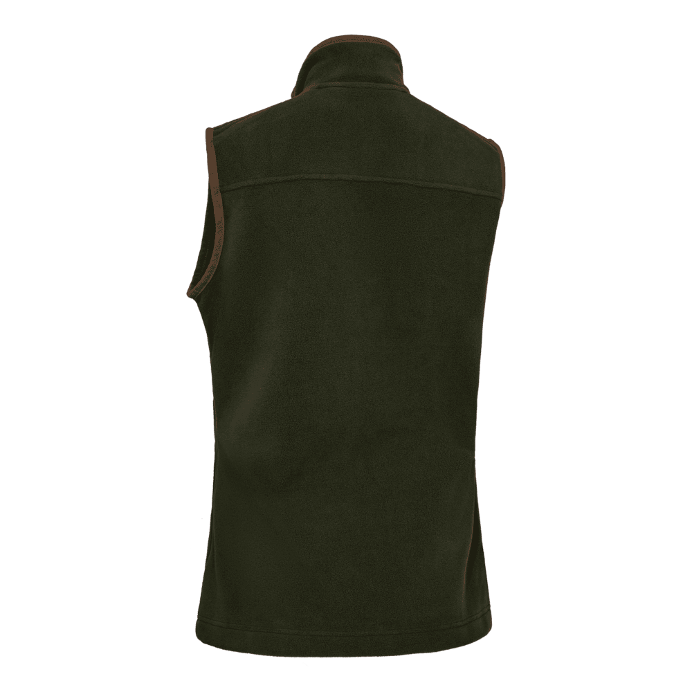 Damen Fleece Jagdweste grün Deerhunter Lady Cumbria Rückansicht leichte atmungsaktive Jagdbekleidung für Outdoor und Jagd in Deutschland