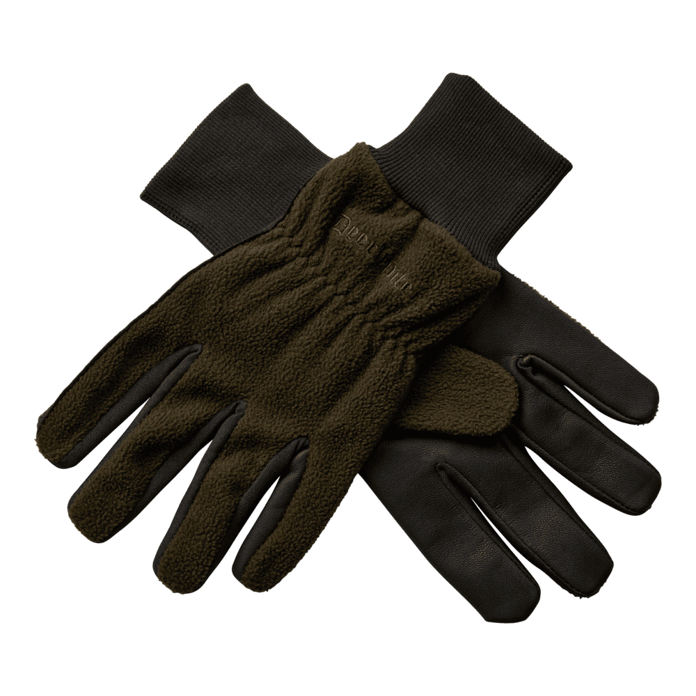 Fleecehandschuhe mit Leder