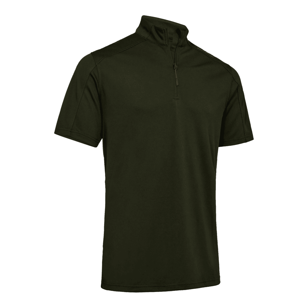 Deerhunter Climate ½-Zip T-Shirt mit 37.5® Technology, atmungsaktives Jagdshirt mit Reißverschlusskragen für Jagd und Outdoor-Aktivitäten